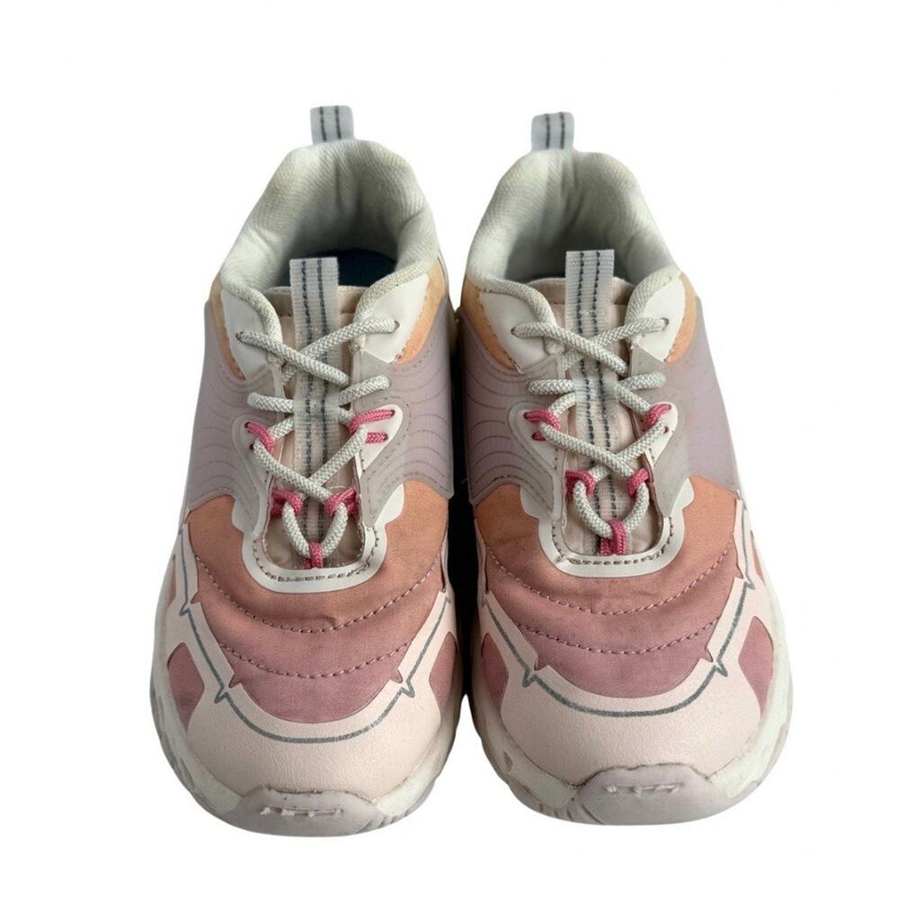 Zara Kids Colorblock Sneakers Girls EU 29 (~11.5-12) Pink Chunky Athletic Shoes - Picture 2 of 9